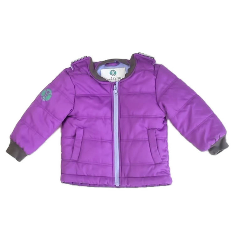 Buckle Me Girls Purple Toast Jacket size: 18 Months